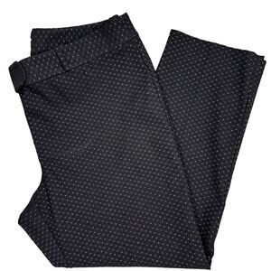 Liz Claiborne Black Polka Dot Trousers